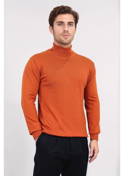 Tam Balıkçı Kiremit Triko Kazak fiyatları