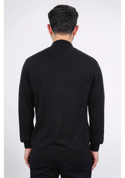 Fermuarlı Siyah Hırka modelleri