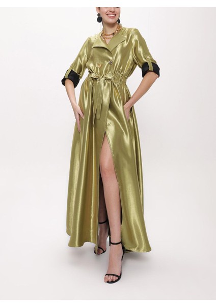 Altın Beli lastikli anvelop kapama elbise 94211