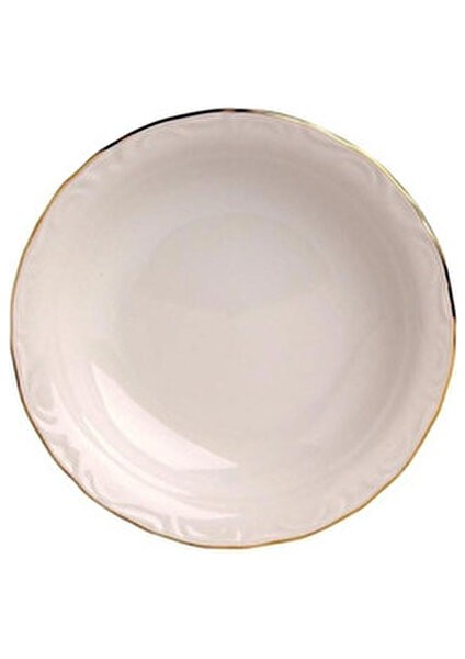 Porselen Dekoratif Tabak Altın Yaldızlı Polyester Düz 19 cm 6 Adet fiyatları