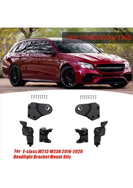 2x A2138202300 Mercedes Için Sol Far Braket Onarım Kitleri Benz E W213 W238 2016-2020 Far Sabit Tutucu Vidası (Yurt Dışından) modelleri