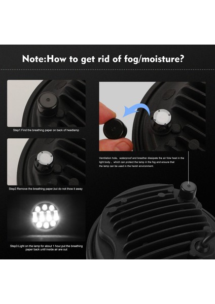2x Yeni En Parlak 80W 5 75 Inç Yuvarlak LED Projeksiyon Motosikletleri Far Siyah (Yurt Dışından) modelleri
