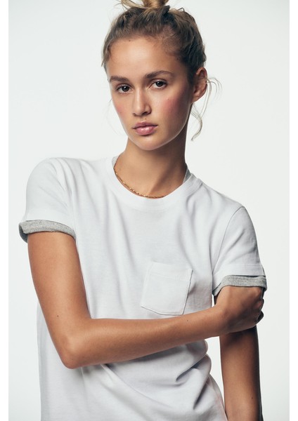 Premium Cep Detaylı Kısa Kol Pamuklu Tişört fiyatları