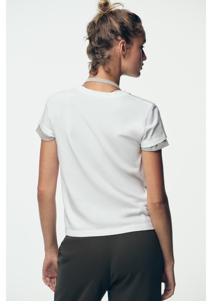 Premium Cep Detaylı Kısa Kol Pamuklu Tişört fırsatları