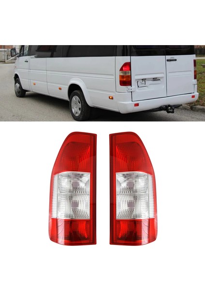 1paır Araç Kırak Işığı Mercedes Sprinter Için 1995-2006 Kamyon Arka Fren Olmayan Kamyon Arka Fren Montajı Durdur Tail Lambası (Yurt Dışından) modelleri