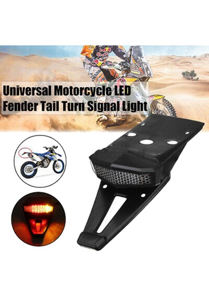 2x Motosiklet Arka Çamurluk Fren Kuyruğu Işık Plaka Lambaları Kir Bisiklet (Yurt Dışından) fırsatları