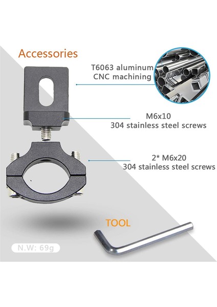 2x Evrensel Gideri 22 25MM 7/8 Inç Motosiklet Far Braketi Spot Tüp Kelepçesi Cafe Racer Chopper TG81 (Yurt Dışından) modelleri