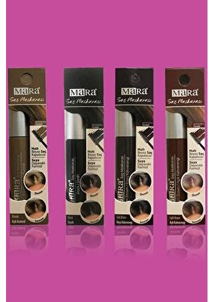 Saç Maskarası Koyu Kahve Suya Dayanıklı Hızlı Beyaz Kapatma 48 ml Kadınlar İçin