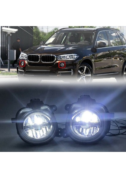 1paır Ön Tampon LED Sis Lambası Bmw Için Drl Sürüş Lambası X3 X4 F26 X5 F15 F85 X6 63177317251 63177317252 (Yurt Dışından) fiyatları
