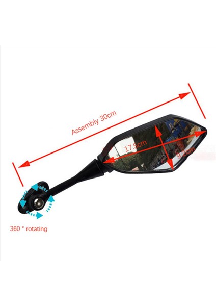 2x Motosiklet Arka Görünüm Honda Için Motosiklet Parçaları Honda Cbr 600 F4 F4I 1999-2006 CBR900 CBR919 CBR929 CBR954 1998-2003 (Yurt Dışından) modelleri