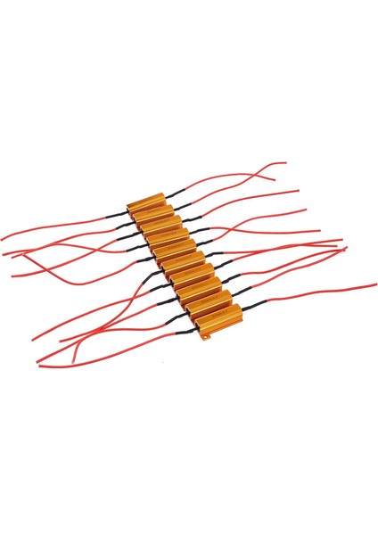 10 Adet Yük Direnci 50W 6rj LED Kod Çözücü Düzeltme Hatası Kodu Hiper Flaş Dönüş Sinyali (Yurt Dışından) fiyatları