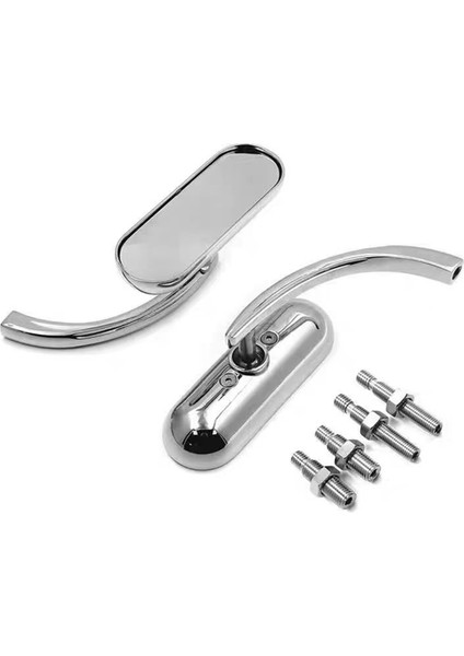 Evrensel Motosiklet M10 Dikiz Aynası Harley Sportster Softail Electra Glide Touring Için Classic Retro B Touring B (Yurt Dışından)