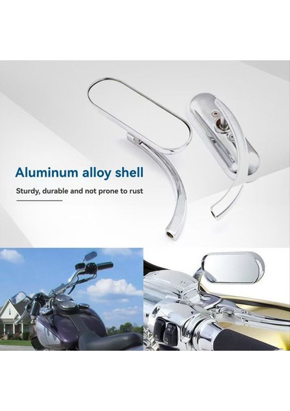 Evrensel Motosiklet M10 Dikiz Aynası Harley Sportster Softail Electra Glide Touring Için Classic Retro B Touring B (Yurt Dışından) fırsatları