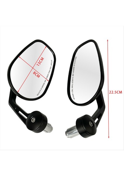 Motosiklet Universal 7/8inch Gidon Dikiz Aynası Modifikasyonu Gidon Ayna Aksesuarları (Yurt Dışından) indirimleri