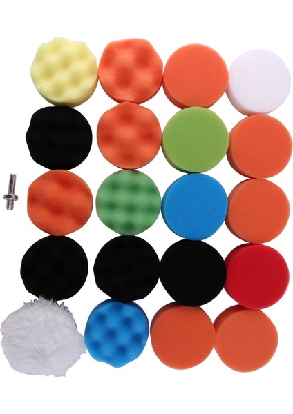22PCS 3 &quot Parlatıcı Ağda Pilisiz Sünger Padleri Kit Seti Set Parlatıcı Matkap (Yurt Dışından) fiyatları