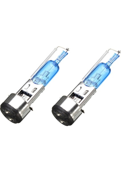 4x BA20D Doğal Beyaz Halojen Lamba Ampul 50W 4500-5000K Araba Kafa Işık Lambası 12V (Yurt Dışından)