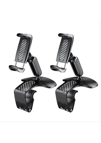 2pcs Araba Telefon Klip Tutucu Gösterge Tablosu, Çok Fonksiyonlu Araba Gösterge Tablosu Akıllı Telefonlar Için Telefon Tutucu Araba Dash Standı (Yurt Dışından)