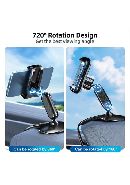 2pcs Araba Telefon Klip Tutucu Gösterge Tablosu, Çok Fonksiyonlu Araba Gösterge Tablosu Akıllı Telefonlar Için Telefon Tutucu Araba Dash Standı (Yurt Dışından) indirimleri