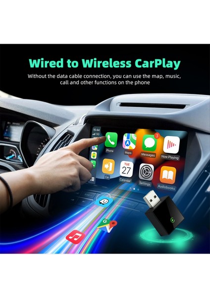 Kablosuz Carplay Kutusu&#39;na Taşınmış Android Otomatik Adaptör 2 Içerik 1 Mini Araba Aı Kutu Fişi ve Dönüştürmek Için Uygulanabilir Oynatma (Yurt Dışından) fırsatları