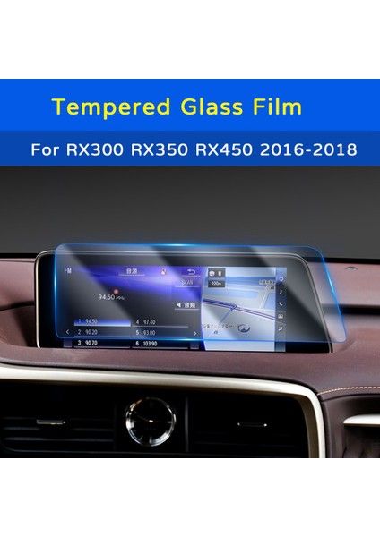 2016 2017 2018 Lexus RX300 RX350 RX450 12.3 Inç Radyo Gps Navigasyon Dokunmatik Ekran Koruyucusu Için Temperli Cam Film (Yurt Dışından) fiyatları