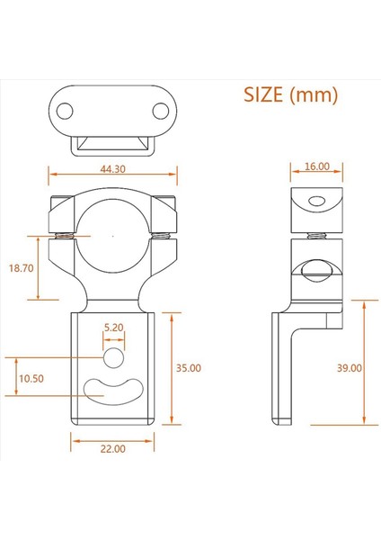 2x Evrensel 22MM 25MM 7/8inç Motosiklet Far Parantesi Spot Işık Tüp Kelepçesi Cafer Racer Chopper TG82 (Yurt Dışından) modelleri