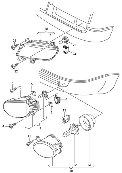 Audi A8 Quattro A8 D3 2008-2010 Halojen Sis Lambası Işığı Için Sağ Ön Tampon Sis Farkı 4E0941700B (Yurt Dışından)