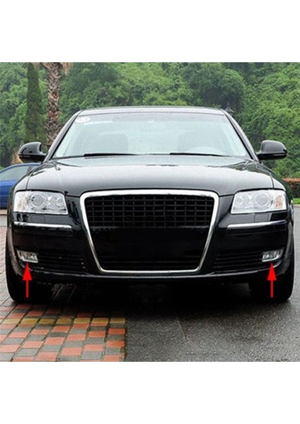 Audi A8 Quattro A8 D3 2008-2010 Halojen Sis Lambası Işığı Için Sağ Ön Tampon Sis Farkı 4E0941700B (Yurt Dışından) modelleri