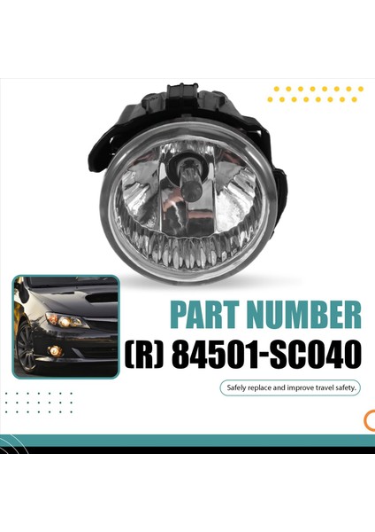 84501-SC040 Araba Sağ Ön Tampon Işık Sis Lambası Için Subaru Orman (Yurt Dışından) indirimleri