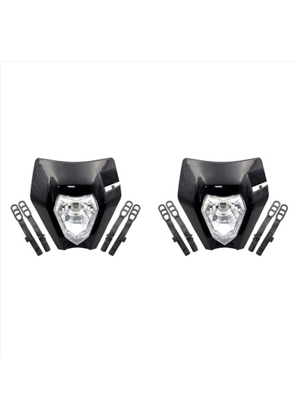 Ktm 125 150 250 300 350 450 500 Için Yol Far Maskesi Kapalı 2x Motosiklet Kafası Işık Lambası (Yurt Dışından) modelleri