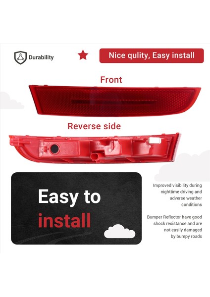 Araba Arka Tampon Reflektörü Alt Lambası Bmw&#39 Ye Uyuyor X5 G05 X7 G07 M Sport 63148091923 Arka Sol Sol (Yurt Dışından) indirimleri