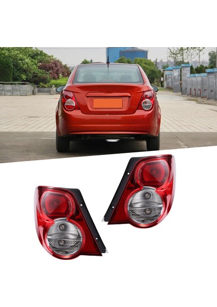 Araba Sağ Arka Tampon Kuyruk Lambası Sürücü Chevrolet Chevy Sonic 4d Aveo 4d 2011-2013 96830974 (Yurt Dışından) modelleri