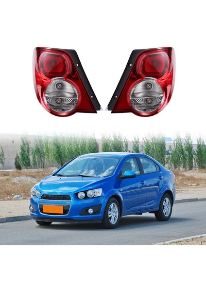 Araba Sağ Arka Tampon Kuyruk Lambası Sürücü Chevrolet Chevy Sonic 4d Aveo 4d 2011-2013 96830974 (Yurt Dışından) fırsatları