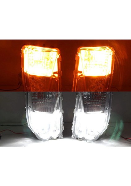 LED Araba Sağ Ön Tampon Sis Lambası Drl Toyota Prius ZVW30 Için Gündüz Çalışma Işıkı 2012-2015 (Yurt Dışından) indirimleri