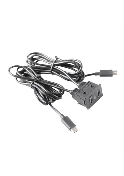 Araba Android Navigasyon Makinesi USB Arayüz Paneline Çift Tip C Girişi Uzatma Kablosu Adaptör Panel (Yurt Dışından)