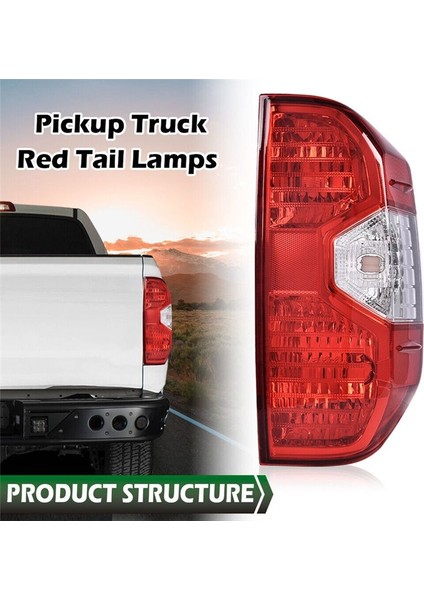 Toyota Tundra Için Araba Halojen Kuyruk Lambası Montajı Lh 4 0l 4 6l 5 7l 2014-2021 Arka Fren Işığı 815600C100 815600C101 (Yurt Dışından) fiyatları