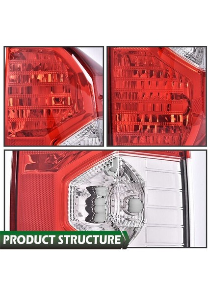 Toyota Tundra Için Araba Halojen Kuyruk Lambası Montajı Lh 4 0l 4 6l 5 7l 2014-2021 Arka Fren Işığı 815600C100 815600C101 (Yurt Dışından) modelleri