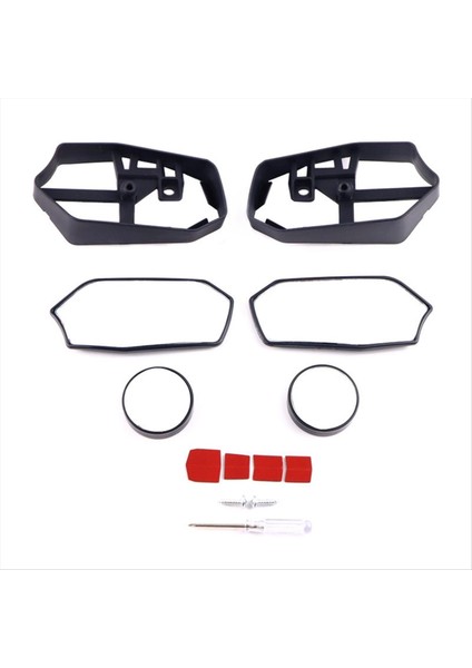 Yamaha Için Küçük Aynalı Motosiklet Dikiz Aynası XMAX300 2023 2024 Geniş Açılı Nokta Aynası (Yurt Dışından)