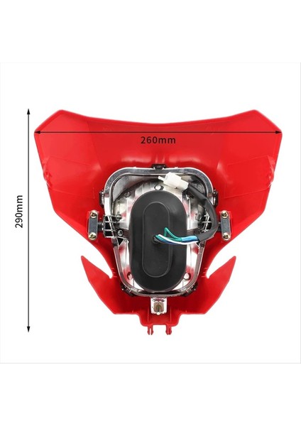 Off-Road Motosiklet Far For Işığı Hayalet Hayalet Yüz Maskesi HONDACRF450L Için Halojen Far (Yurt Dışından) fırsatları