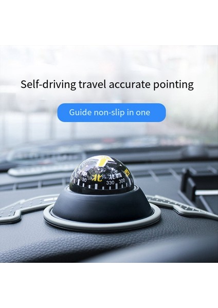 Hipersonik Araba Kılavuzu Top Kıdam Anti-Sıdlı Pad, Hassas Kendinden Sürüş Turu, Açık Mekan Pusulası, Yüksek Hassas Off-Road Ball HP-2716 (Yurt Dışından) fırsatları