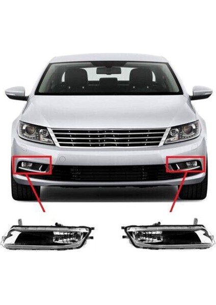 Sol Ön Tampon Sis Lambası Düzeneği 3C8941799 Vw Passat cc Için 2012-2017 Halojen Ampul ile Araba Sis Lambası Stil (Yurt Dışından) indirimleri