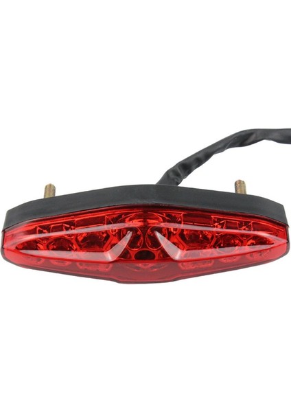 12V LED Kırmızı Kabuk Kuyruk Işığı Harley Cruiser Prens Off-Road Tüm Arazi Plajı Buggy Vintage Fren Işığı (Yurt Dışından)
