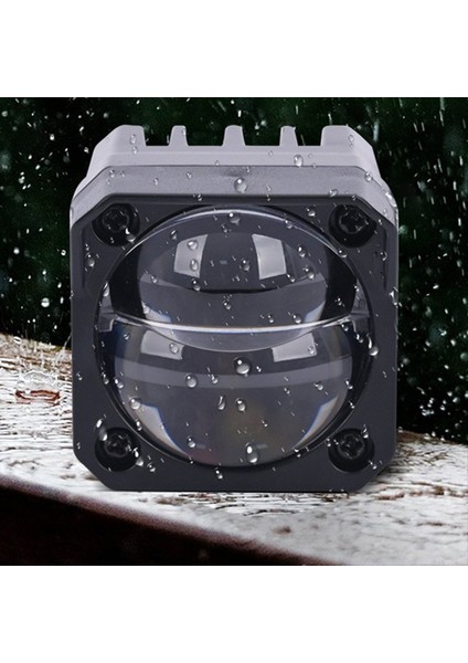 Motosiklet LED Çift Renkli Spot Işığı Spot Işın Lambası Beyaz Sarı Kir Bisiklet Scooter Offroad Yardımcı Sis Işığı (Yurt Dışından) modelleri