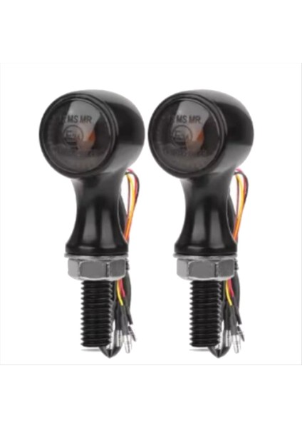 2pcs Motosiklet 12V Turn Sinyal Işığı 4pin Göstergesi Işık Arka Lamba Lambası Fren Lambası Daul Renk Sarı Kırmızı Işık (Yurt Dışından)