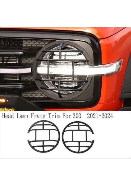 Far Kapağı Kafa Lambası Çerçevesi Far Far Izgara Sisi Tank 300 2021-2024 Için (Yurt Dışından) indirimleri