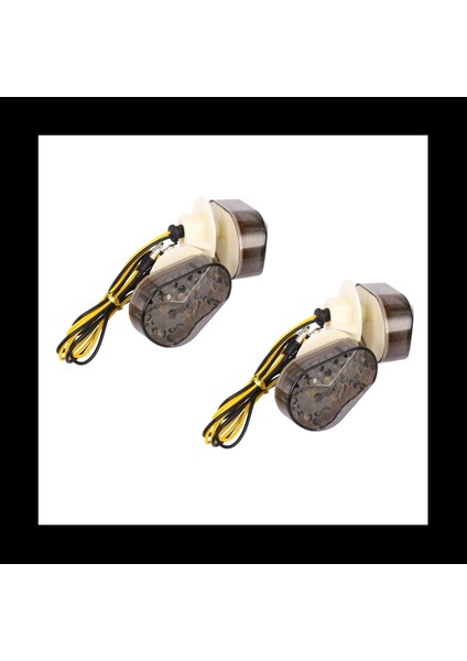4x Flush Montaj Sinyalleri Işık LED Flaşör Gösterge Lambası Çıkarcı Kawasaki ZX6R ZX7R ZX9R ZX636 Siyah (Yurt Dışından)