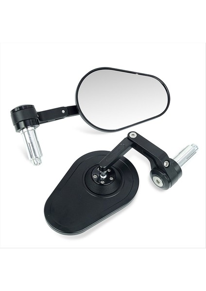 Motosiklet Universal Dikiz Aynası Katlanabilir Üstlenebilir Kamaralı Anti-Gaze Anti-Kazançlı Ayna 13MM-14MM Veya 17MM-19MM Handbar B Cam (Yurt Dışından)