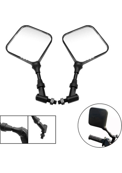 2x Motosiklet Arka Görünüm Suzuki Dr 200 250 DR350 350 Drz 400 650 DR650 Için (Yurt Dışından) indirimleri