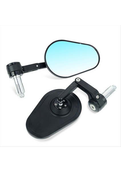 Motosiklet Universal Dikiz Aynası Katlanabilir Üstlenebilir Kamaralı Anti-Gazle Anti-Kazane Aynası 13MM-14MM Veya 17MM-19MM Handbar A Cam (Yurt Dışından)
