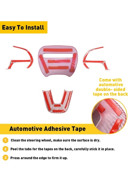 Şarj Cihazı Için Karbon Fiber Kırmızı Direksiyon Simidi Kılıfı Döşemesi (Yurt Dışından) fırsatları