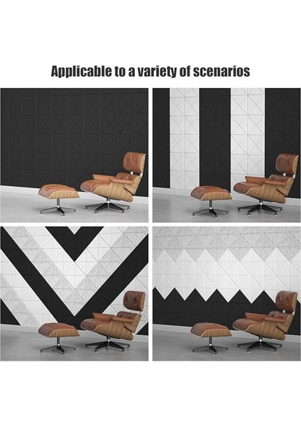 12 Paket Akustik Paneller, 12X12X0.4 Inç Ses Geçirmez Köpük Paneller, Siyah (Yurt Dışından) modelleri